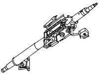 Discovery Parts steering column component for vehicle steering system replacement