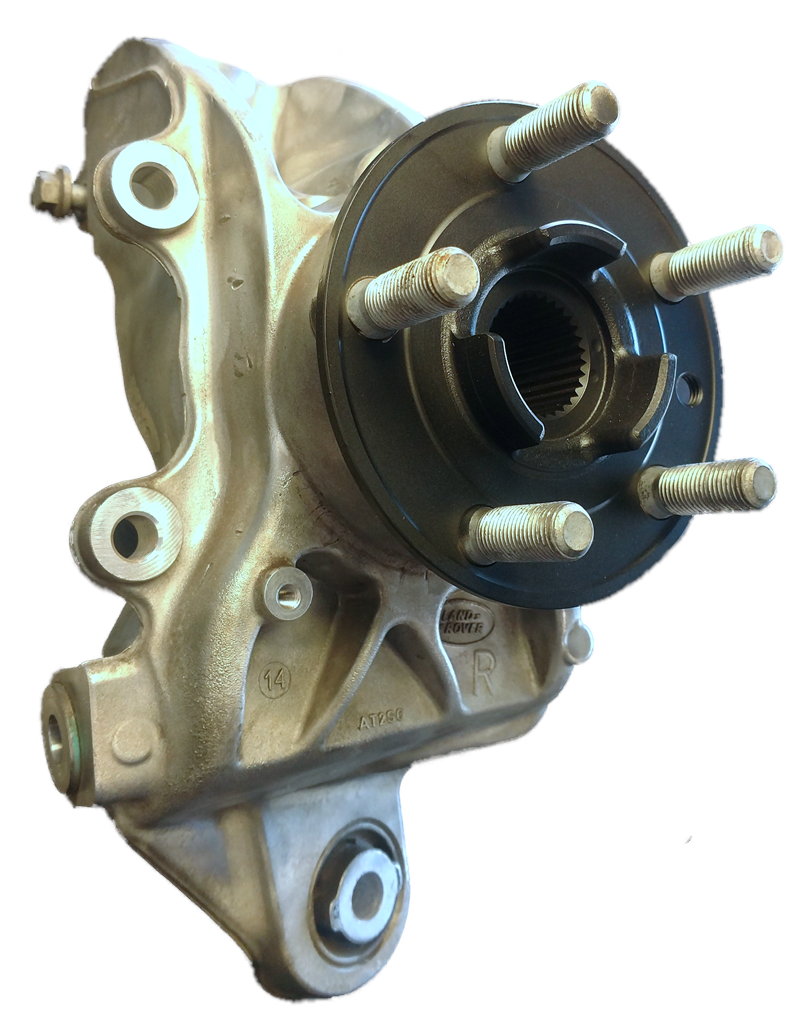 Evoque steering wheel hub assembly part with metal mounting and stud bolts for steering system