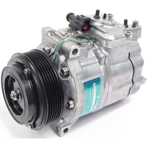Land Rover Supercharged Range Rover part featuring a durable metal compressor unit for vehicle performance