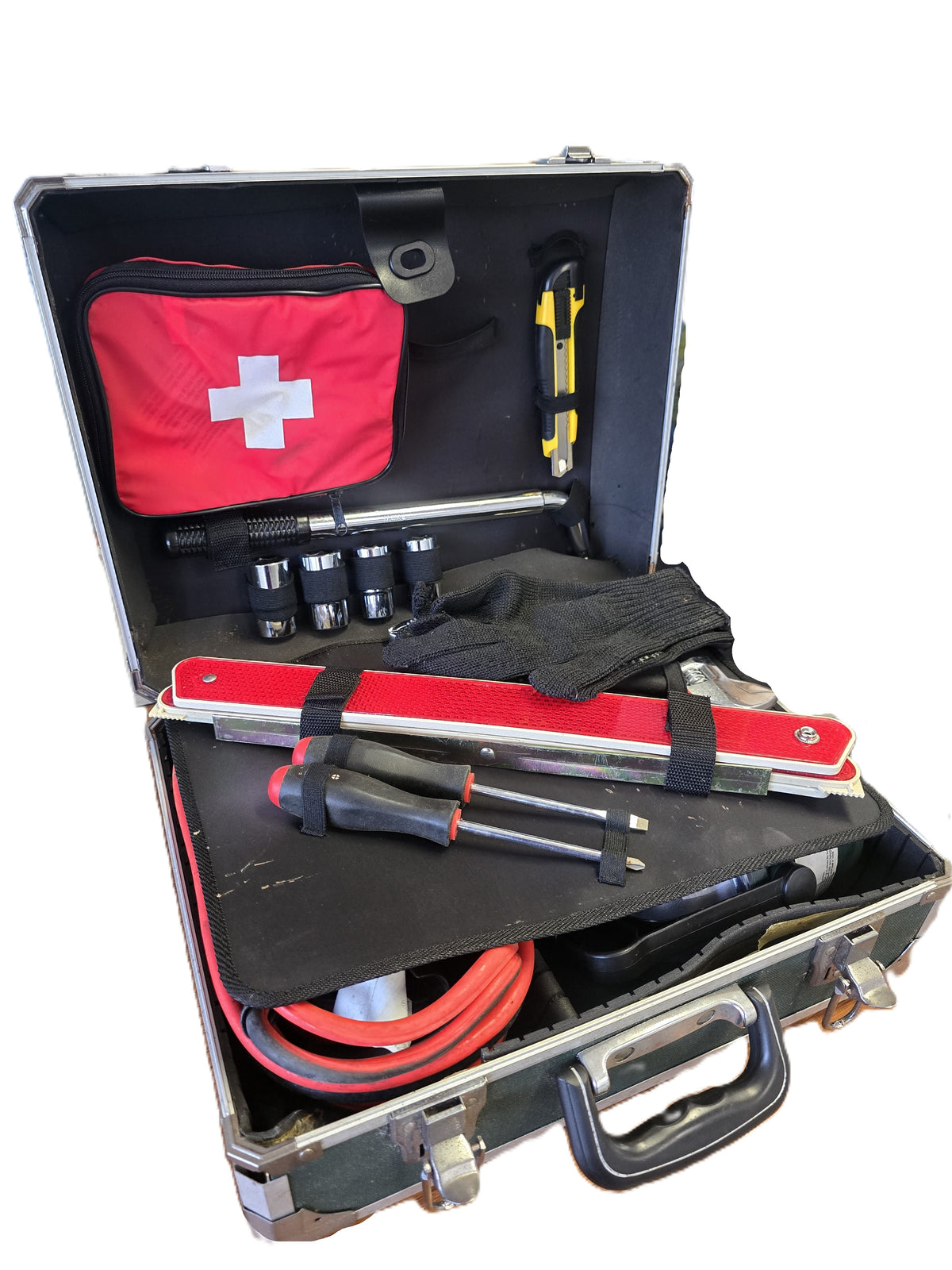 Survival Kit Hard Case with Tools, First Aid Supplies, and Accessories for Emergency Preparedness
