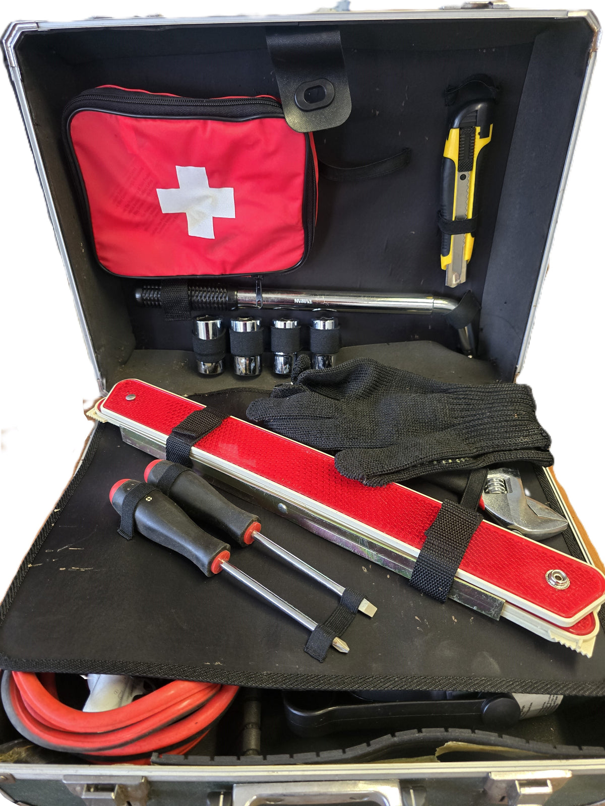 Complete Survival Kit Hard Case with Tools, First Aid Essentials, and Emergency Gear