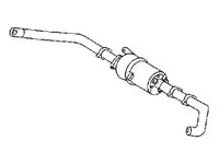 Range Rover Sway Bar part detailed black and white illustration for vehicle suspension