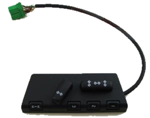 LR3 switch panel with connected wiring harness for LR3 and LR4 parts replacement