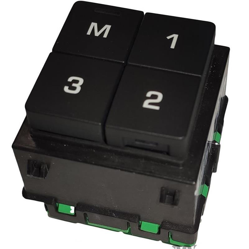 Land Rover Evoque Parts black switch with numbered buttons M 1 2 3 for vehicle control
