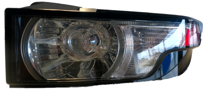Evoque Parts clear lens Tail Light for vehicle replacement with black housing
