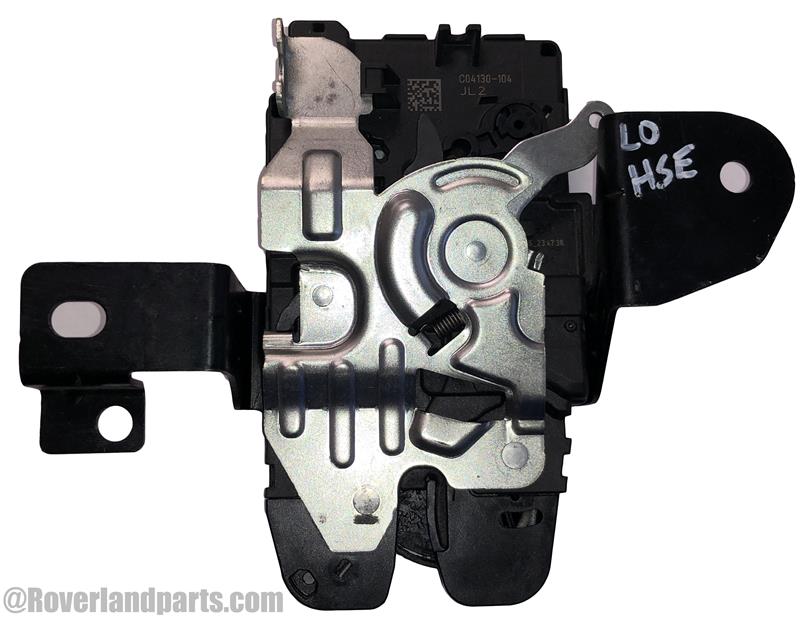 Land Rover Range Rover Parts Tailgate Latch metal and black plastic component