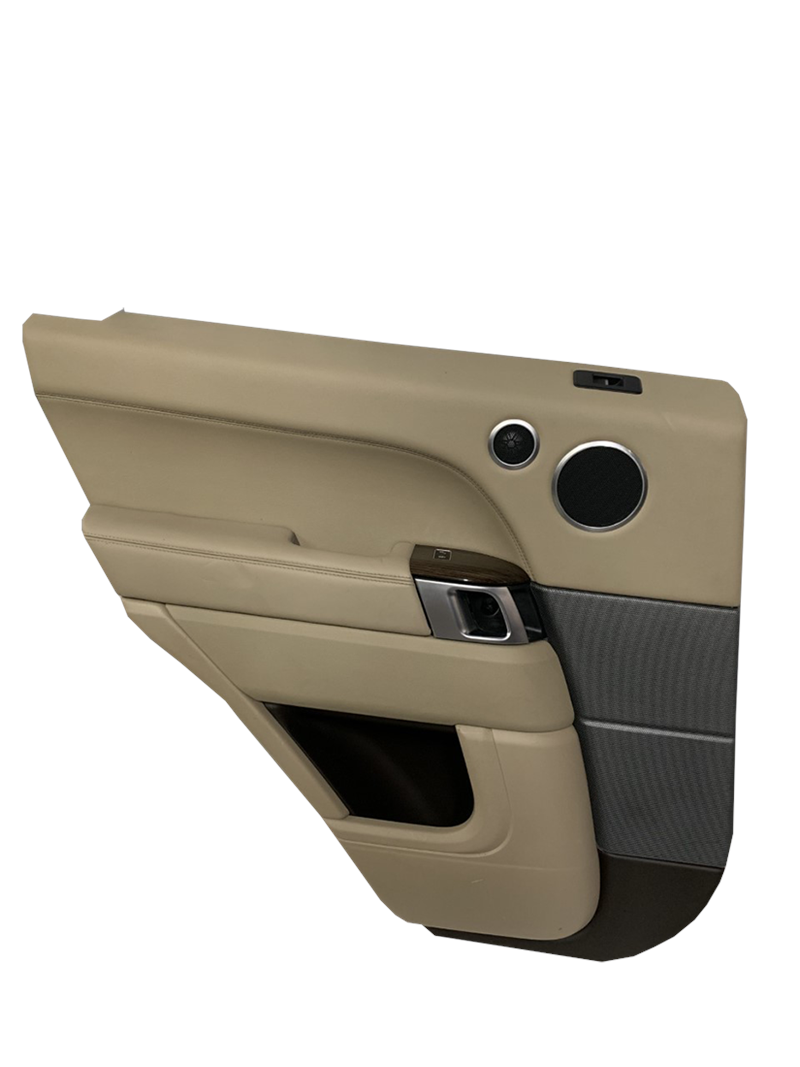 Range Rover beige and black Door Trim Panel with speaker and handle components