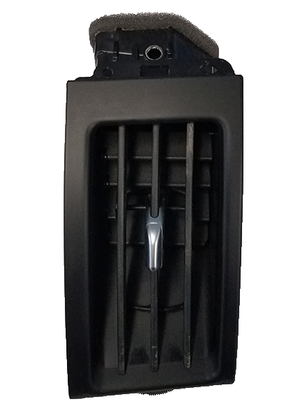 Black LR2 Parts air vent with adjustable fins for vehicle interior airflow control