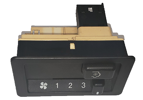 Land Rover Discovery Parts control panel with fan speed settings and air circulation switch