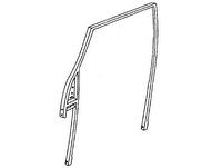 Discovery parts illustration showing a car door frame replacement component