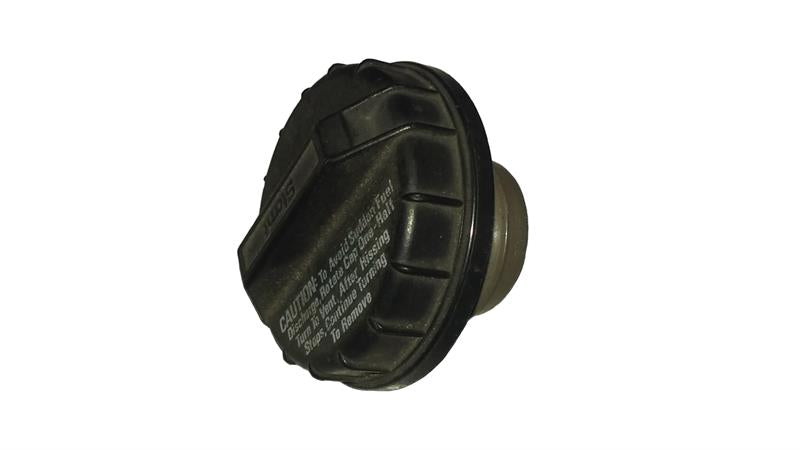Discovery Parts black plastic gas cap for fuel tank with caution text