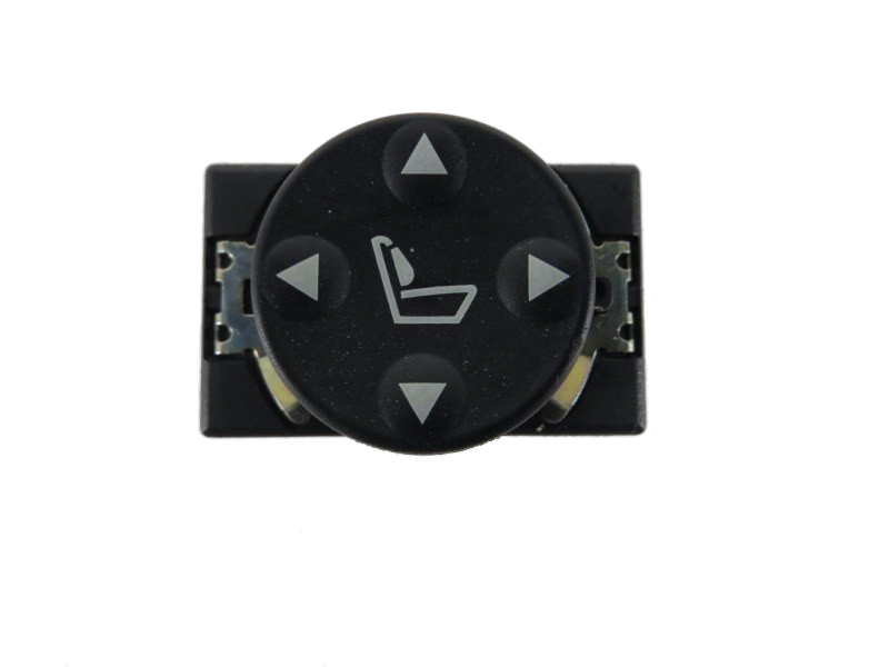 Range Rover Lumbar Support control switch with seat adjustment arrows in black
