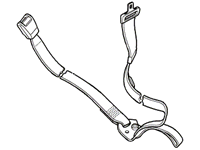 Range Rover Seat Belt Buckle replacement part with strap for vehicle safety