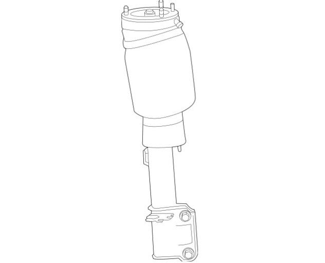 Used Range Rover air suspension strut part for vehicle repair and replacement