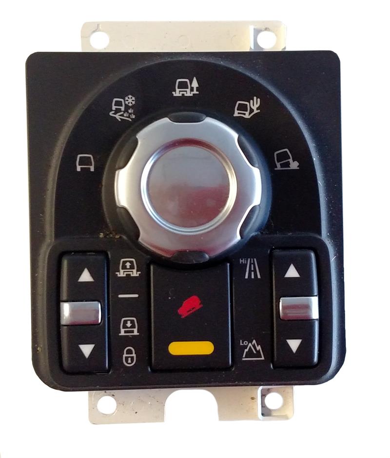 LR3 and LR4 parts control panel module with multi-terrain and hill descent buttons