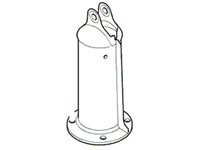 Discovery parts KVU101051 metal mounting bracket with two attachment points