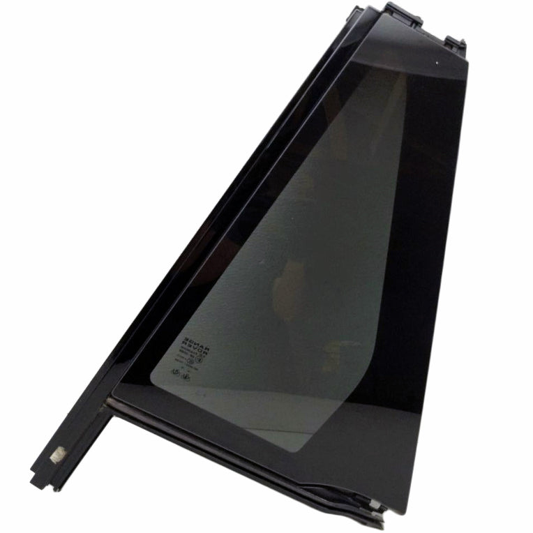 Land Rover Range Rover Parts Vent Window Assembly with tinted glass and black frame