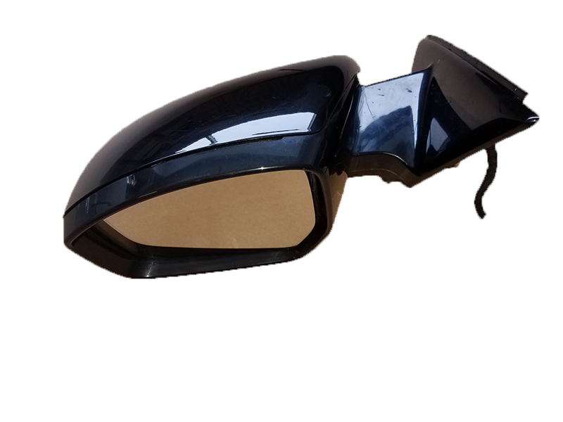 Black Evoque Parts View Mirror with sleek design and integrated wiring harness
