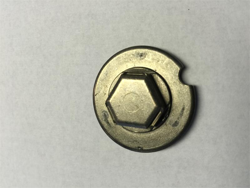 Range Rover View Mirror Mounting bolt with metal washer for secure attachment