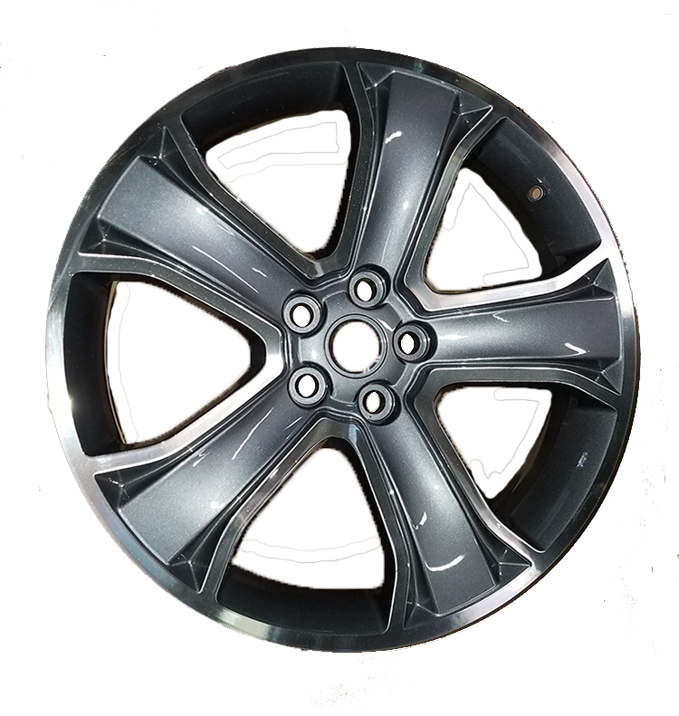 Range Rover Wheel Sport Supercharged alloy wheel rim with five split spokes in metallic finish