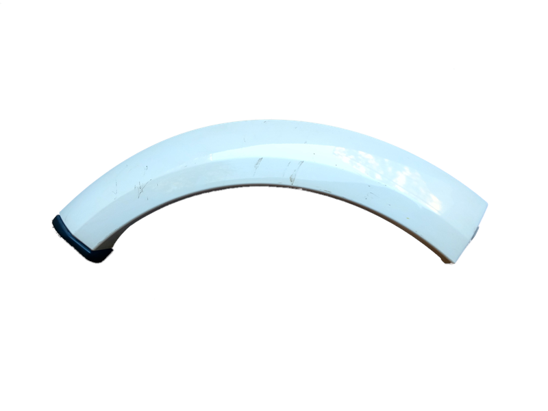 White Quarter Panel Flare for LR3 and LR4 vehicle parts with smooth curved design