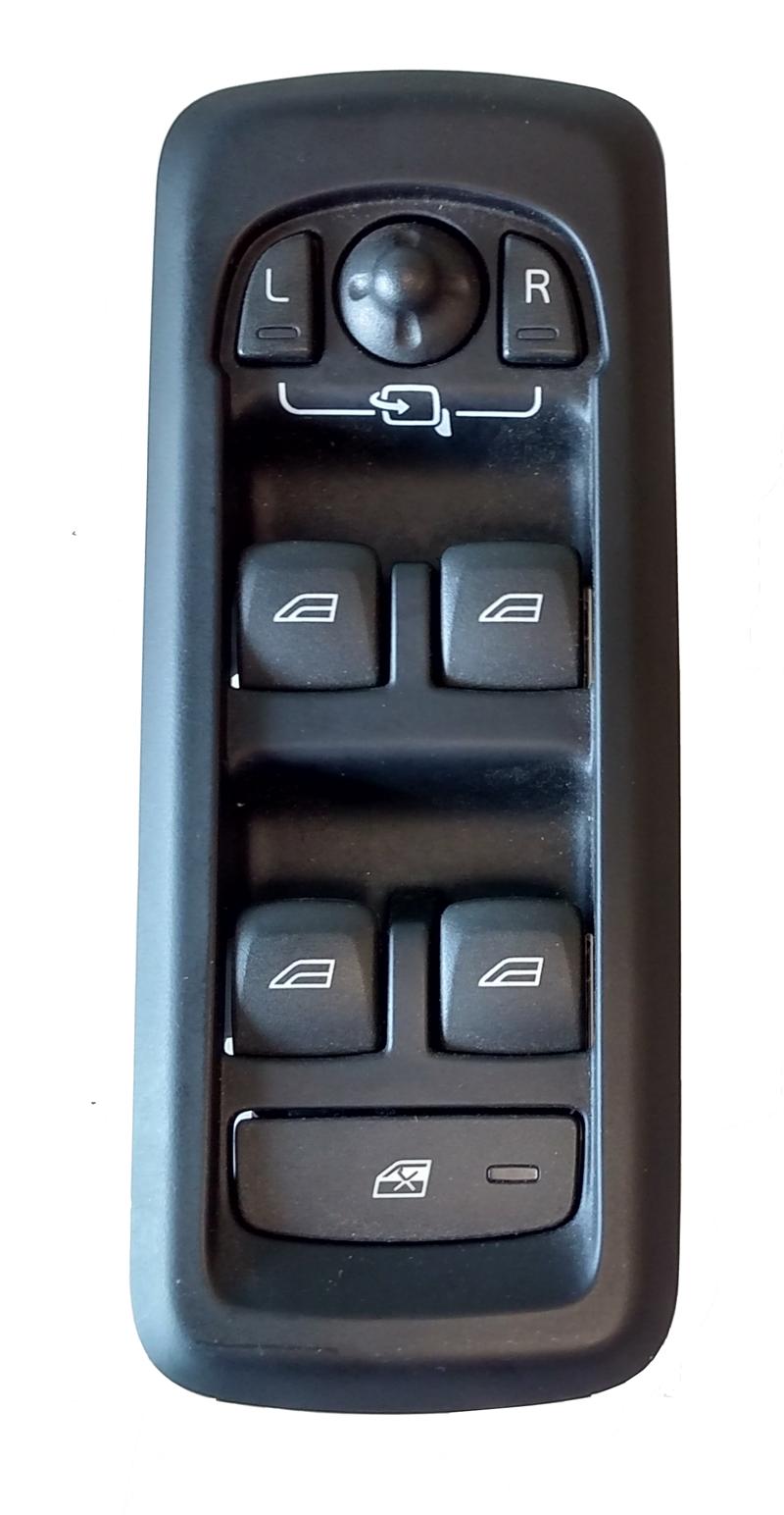 Range Rover Parts black plastic window switch control panel with mirror adjust buttons